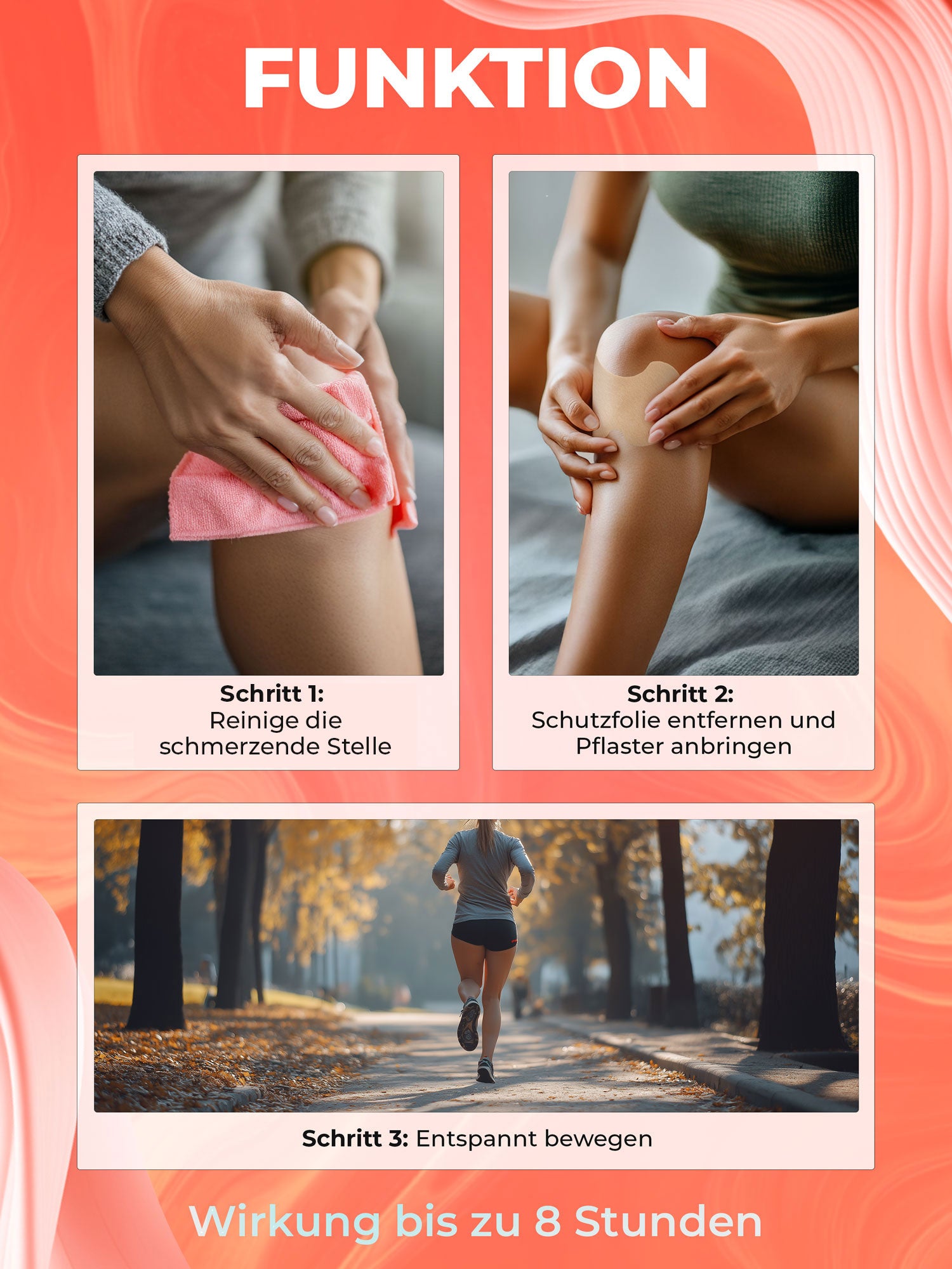 Kniepflaster, 12 Stück