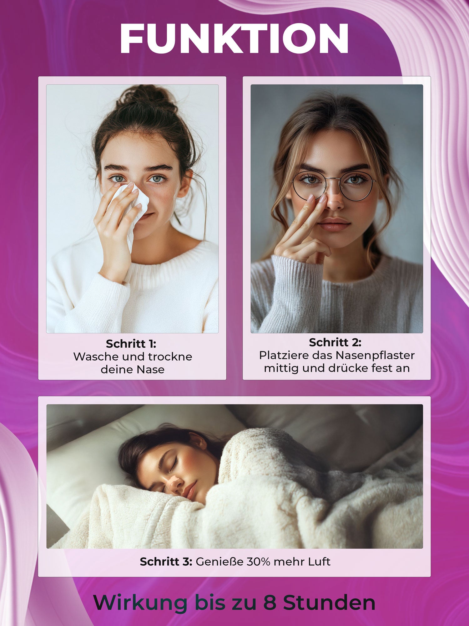 Nasenpflaster, 30 Stück