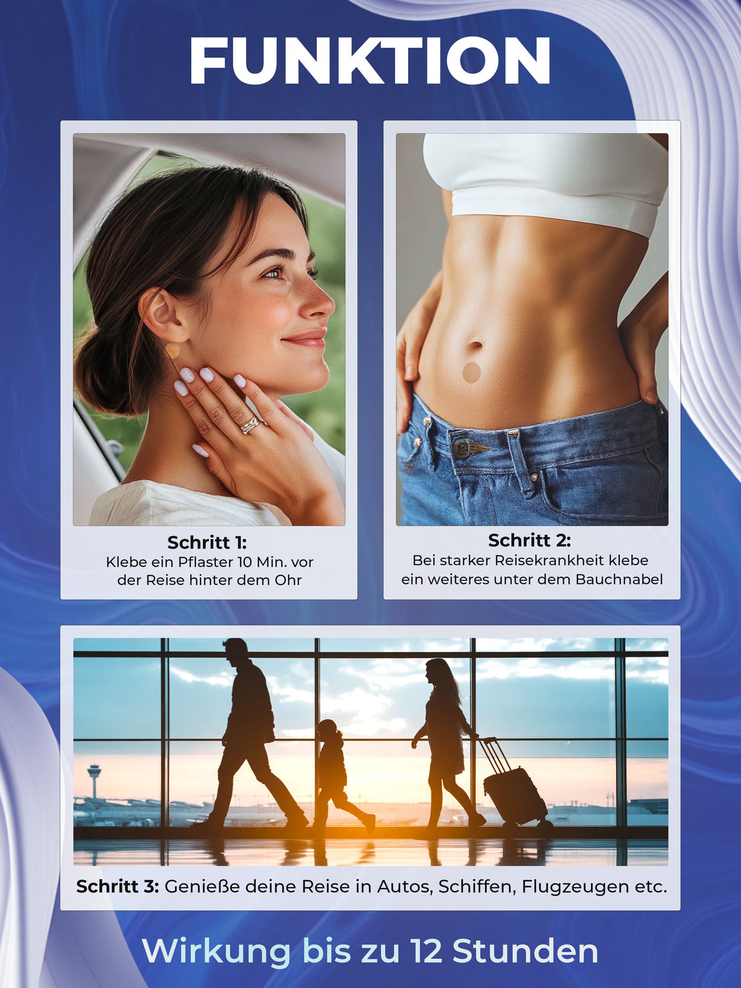 Reisepflaster, 12 Stück